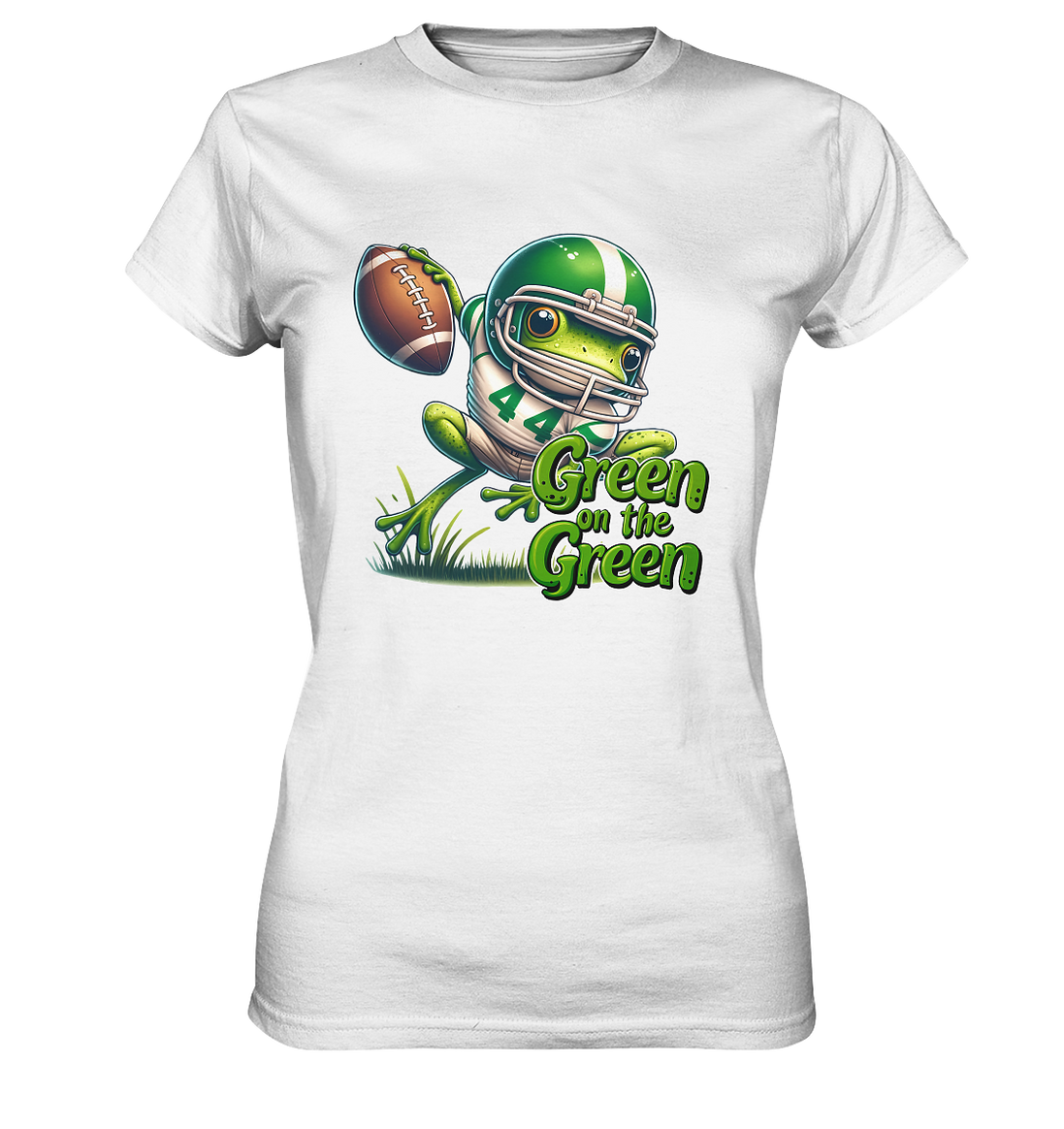 Green Frog   - Ladies Premium Shirt