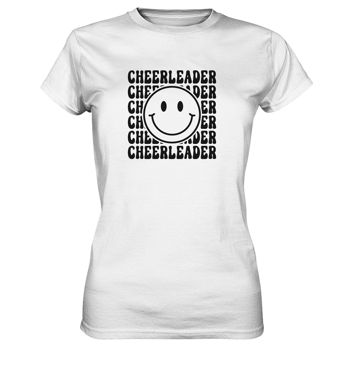 Cheerleader Smiley - Ladies Premium Shirt