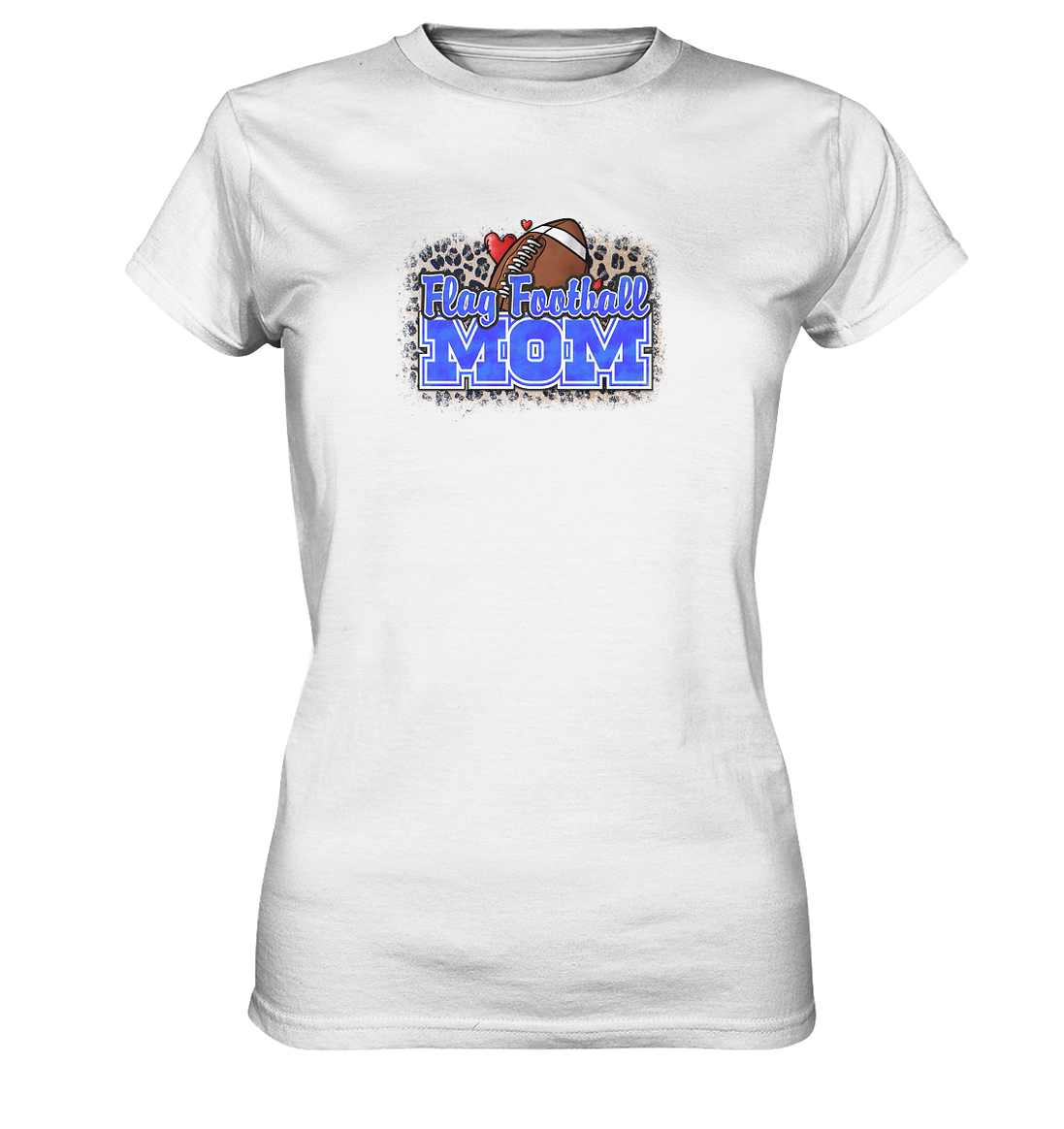 Flag Football Mom - Women's Premium Shirt