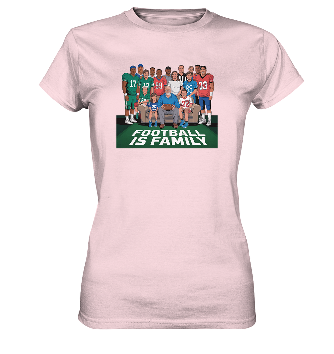 Football is Family - Ladies Premium Shirt