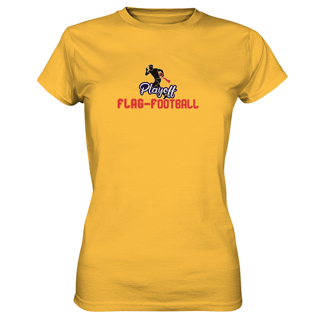 Playoff Flag Football  Men red - Ladies Premium Shirt