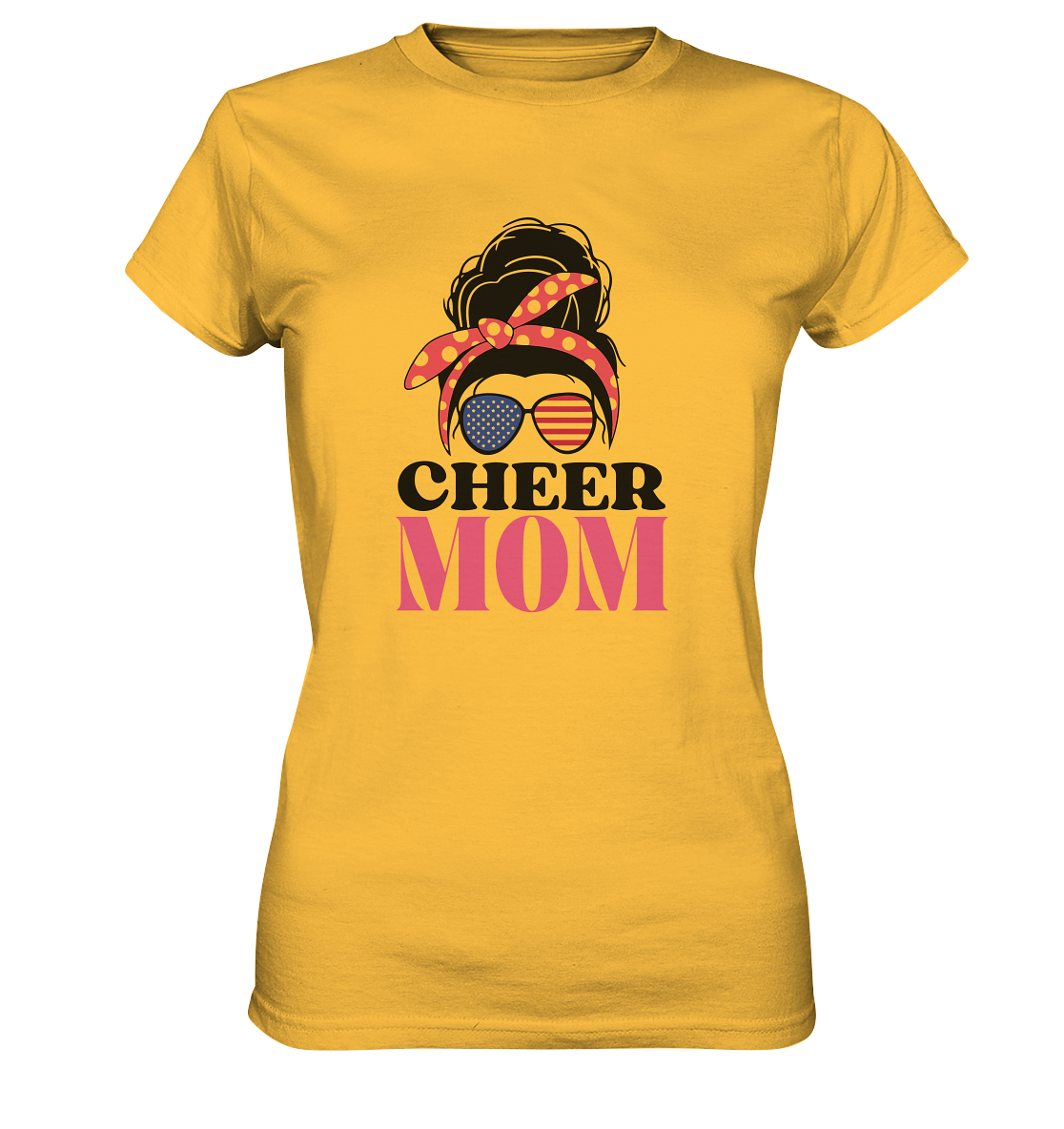 Cheer Mom Sunglasses - Ladies Premium Shirt
