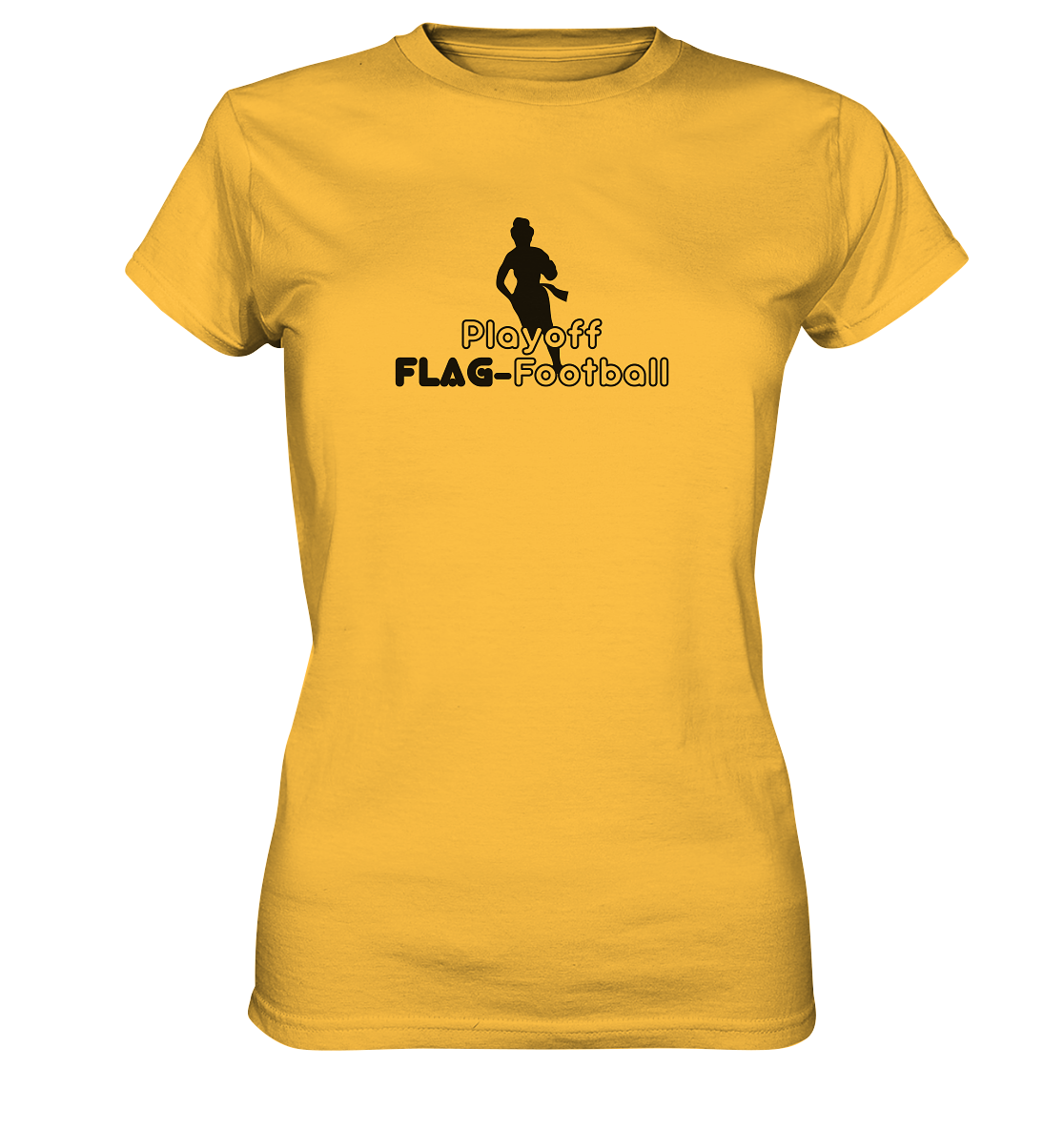 Playoff Flag Football  Women black  - Ladies Premium Shirt