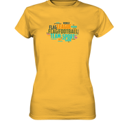 Flag Football Word Bubble - Ladies Premium Shirt