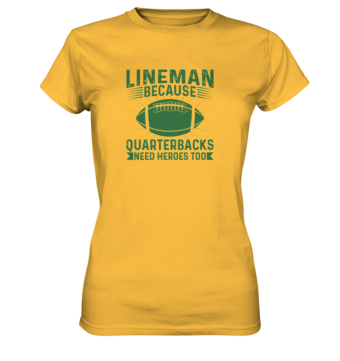 Lineman Heroes Green - Ladies Premium Shirt