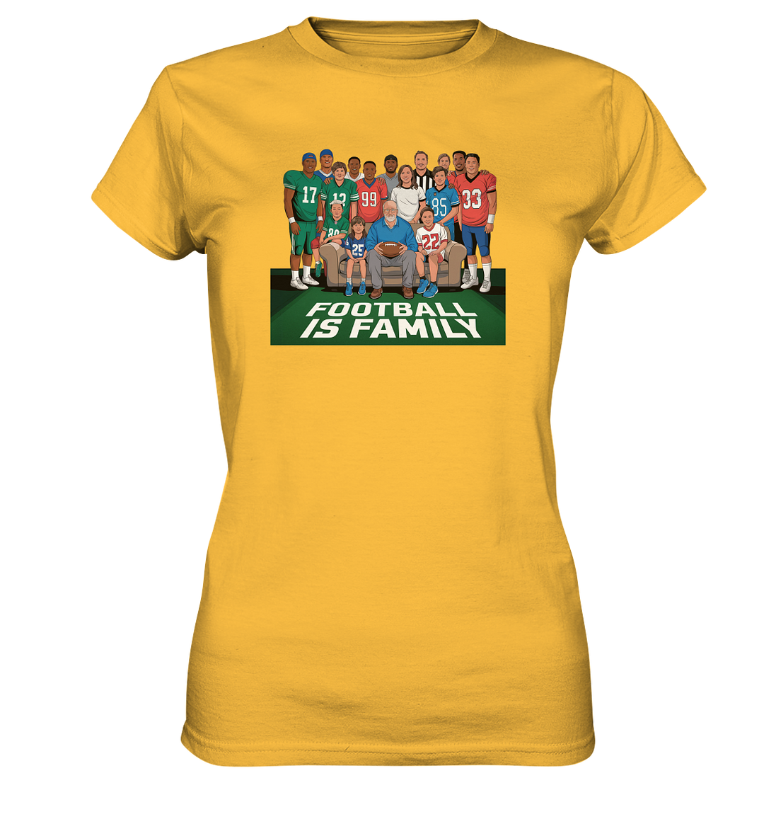 Football is Family - Ladies Premium Shirt