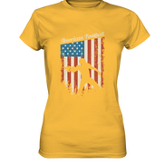 American Football Banner - Ladies Premium Shirt