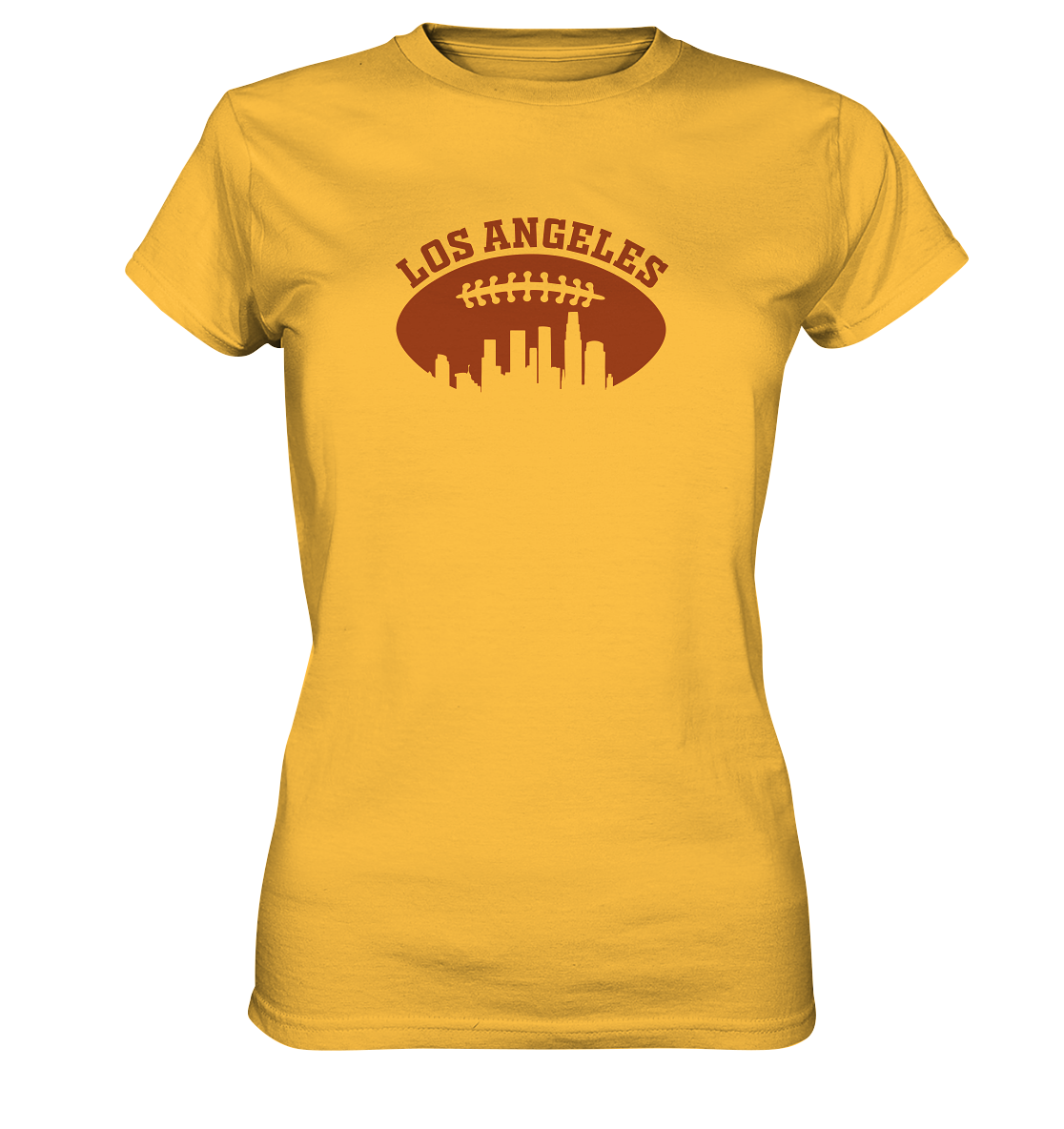 Los Angeles Football Silhouette - Ladies Premium Shirt