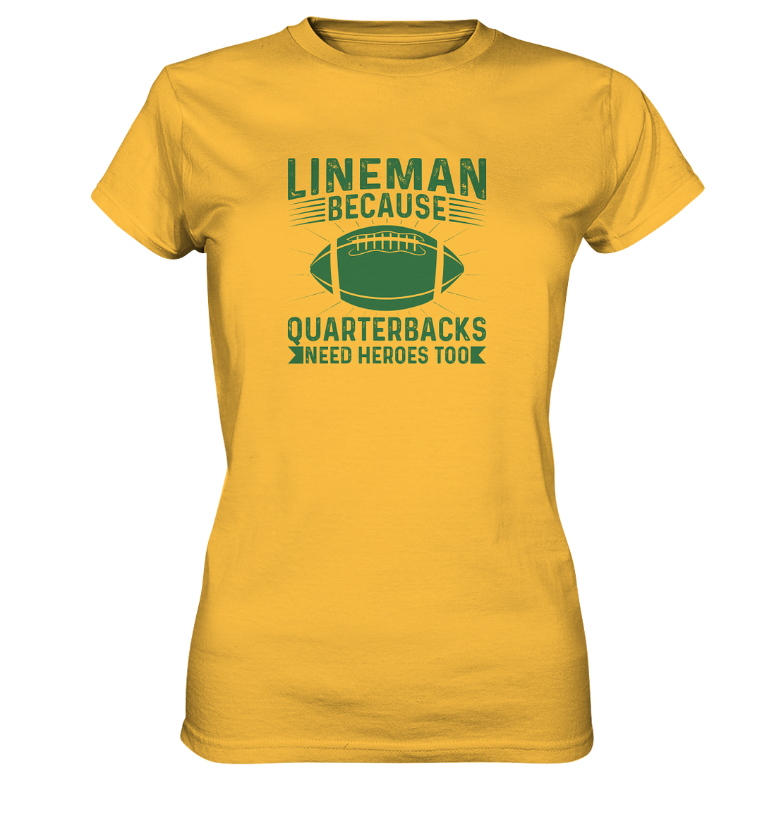 Lineman Heroes Green - Ladies Premium Shirt