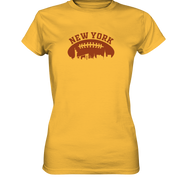 New York Football Silhoutte  - Ladies Premium Shirt