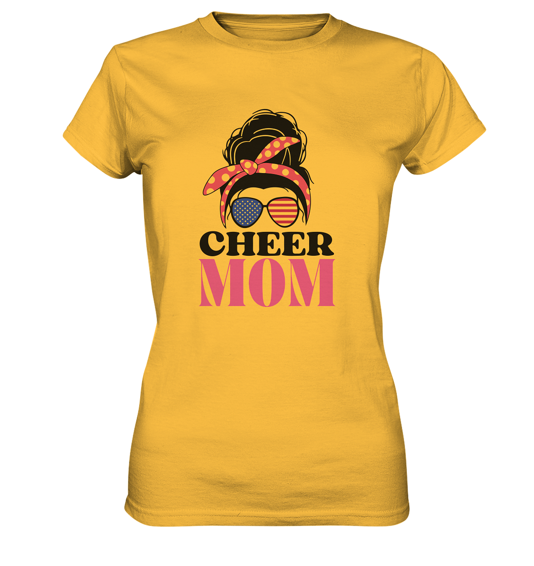 Cheer Mom Sunglasses - Ladies Premium Shirt