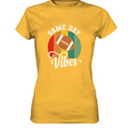 Game Day Vibes White - Ladies Premium Shirt