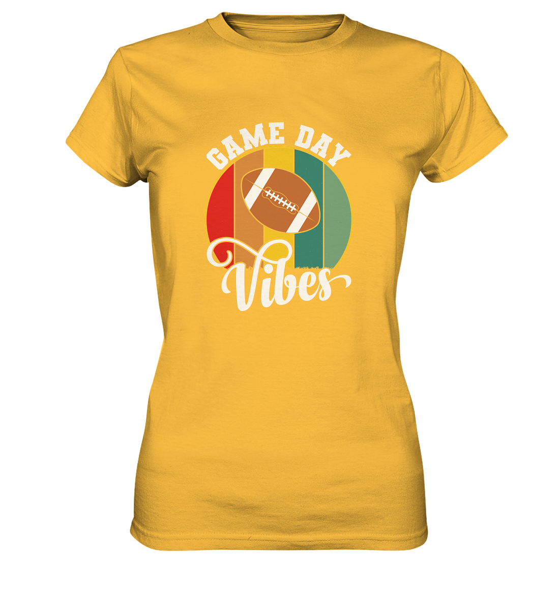 Game Day Vibes White - Ladies Premium Shirt