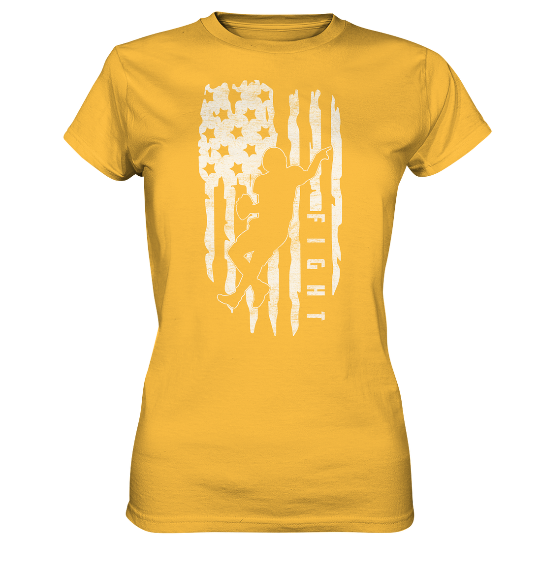 USA Flag Fight - Ladies Premium Shirt