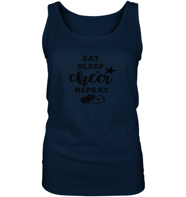 Eat Sleep Cheer Repeat - Ladies Tank-Top