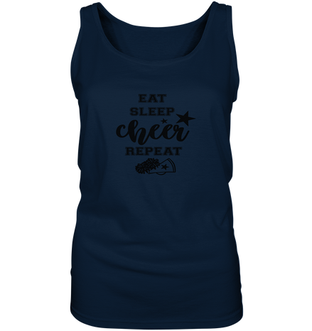 Eat Sleep Cheer Repeat - Ladies Tank-Top