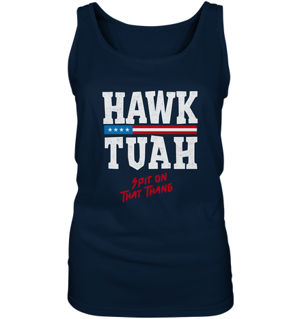 Hawk Tuah White  - Ladies Tank-Top