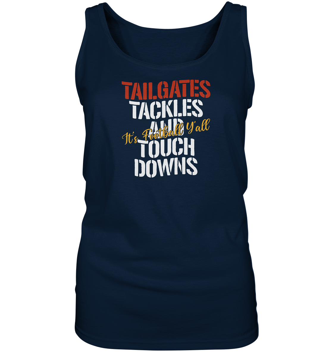 Tailgate Tackles - Ladies Tank-Top