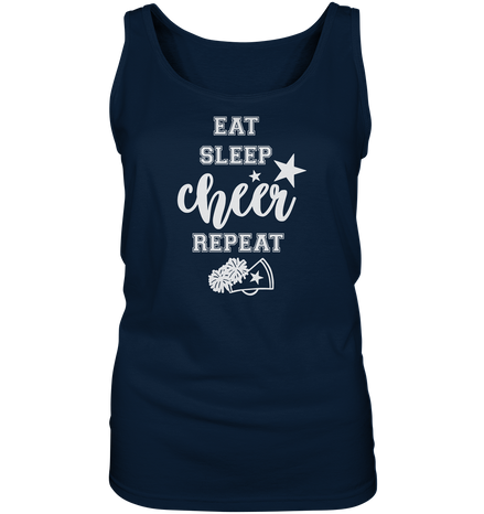 Eat Sleep Cheer - Ladies Tank-Top