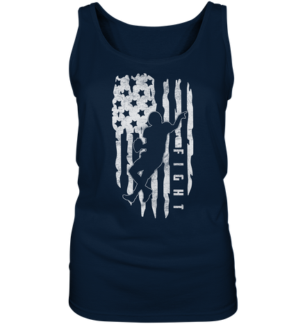 USA Flag Fight - Ladies Tank-Top