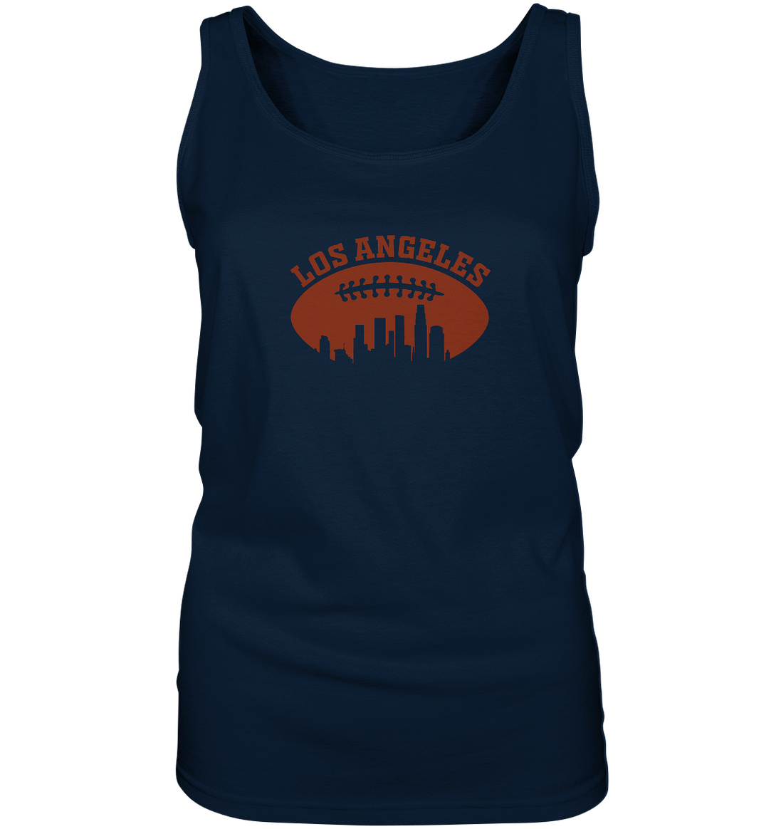 Los Angeles Football Silhouette - Ladies Tank-Top