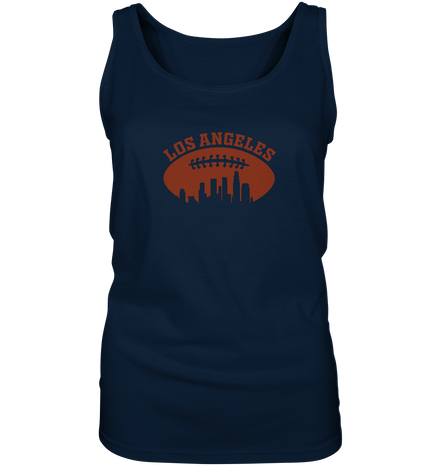 Los Angeles Football Silhouette - Ladies Tank-Top