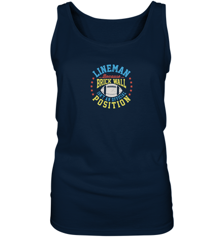 Lineman Brick Wall - Ladies Tank-Top