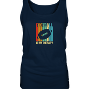 Football is my Therapy - Ladies Tank Top