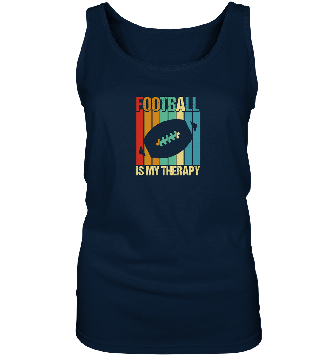 Football is my Therapy - Ladies Tank Top