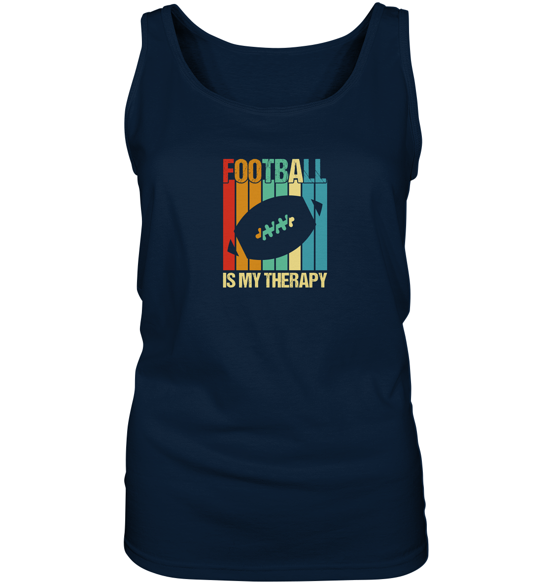 Football is my Therapy - Ladies Tank Top