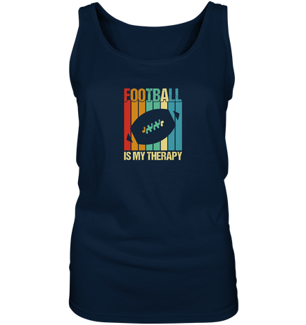 Football is my Therapy - Ladies Tank-Top