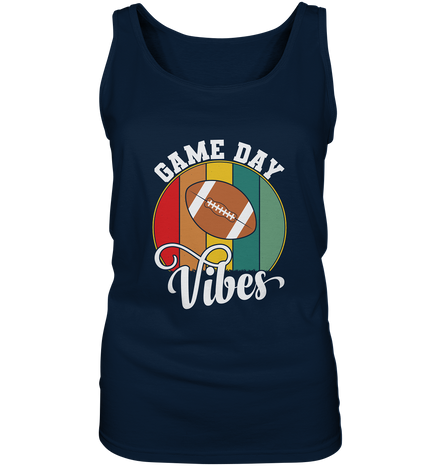 Game Day Vibes White - Ladies Tank-Top