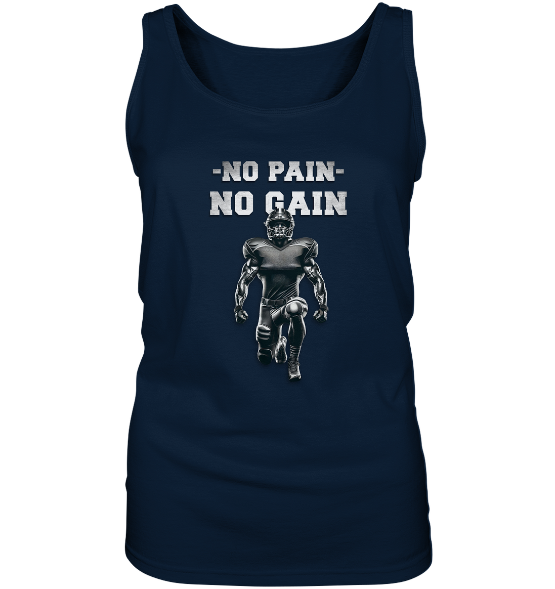 No Pain No Gain Metal  - Ladies Tank-Top