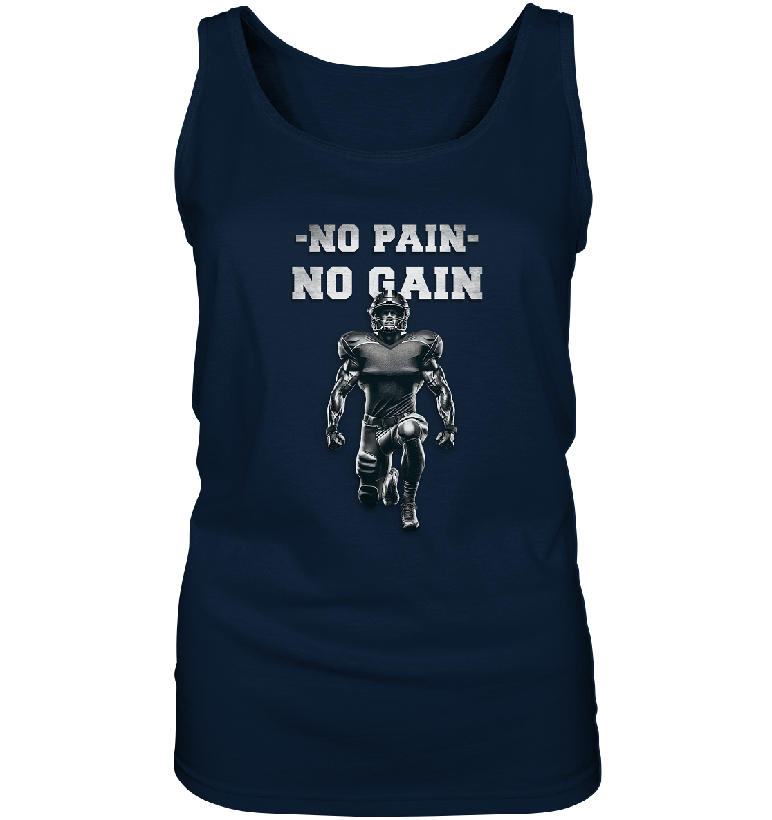 No Pain No Gain Metal  - Ladies Tank-Top