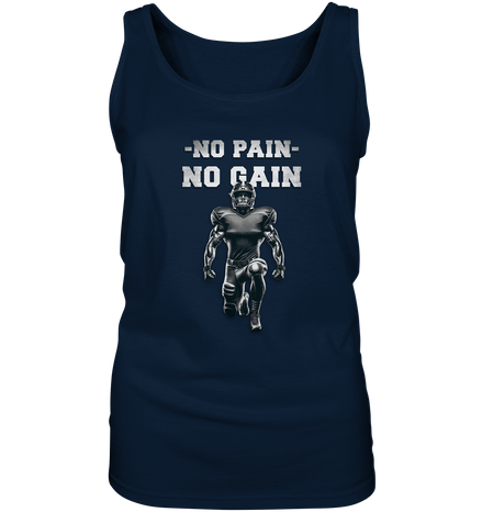 No Pain No Gain Metal  - Ladies Tank-Top