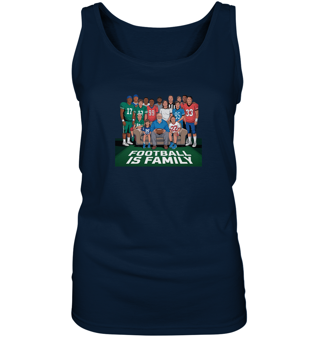 Football is Family - Ladies Tank-Top