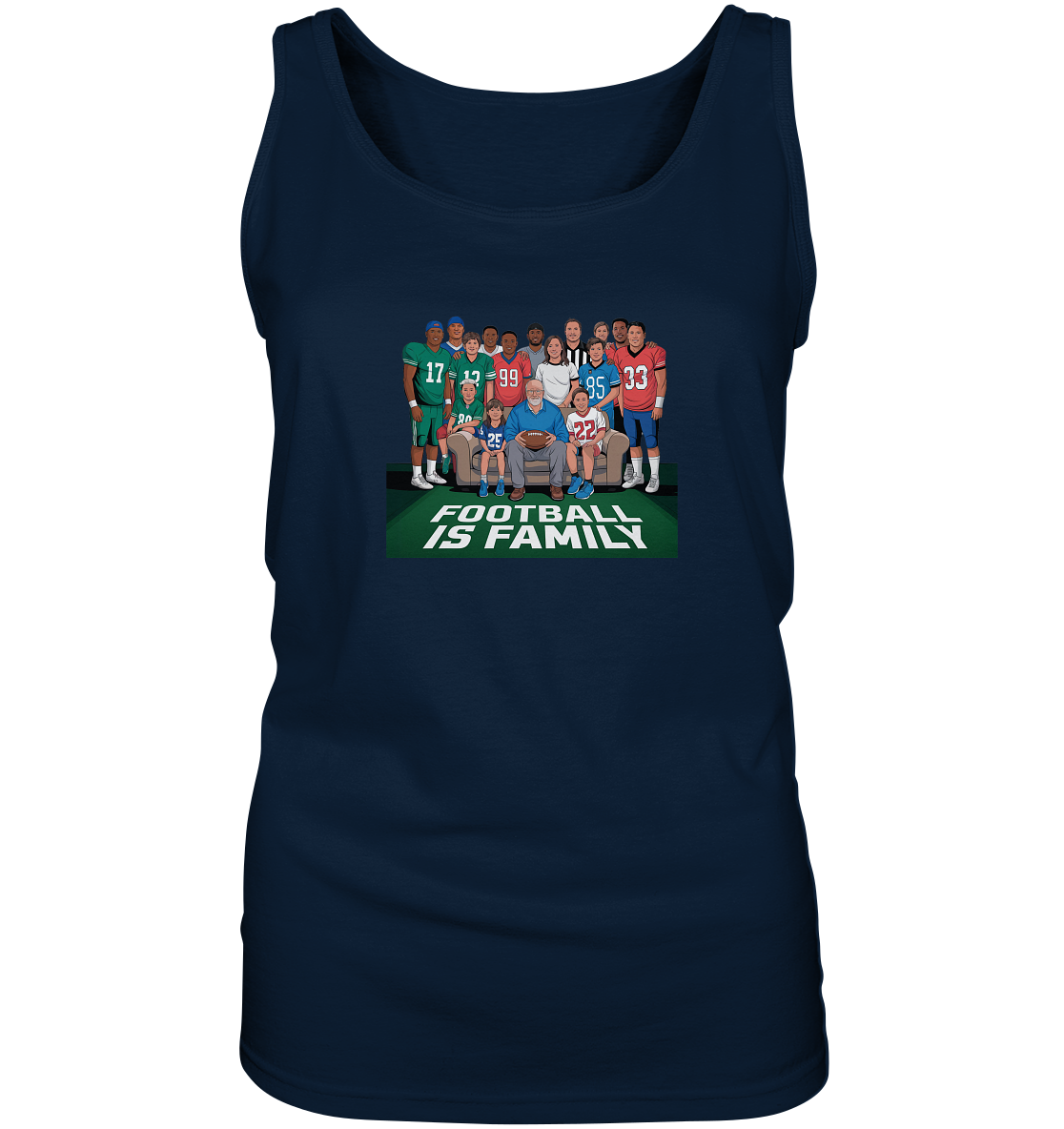 Football is Family - Ladies Tank-Top