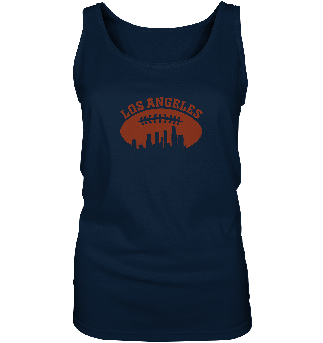 Los Angeles Football Silhouette - Ladies Tank-Top