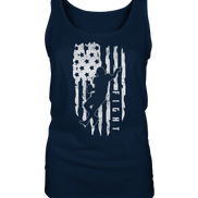 USA Flag Fight - Ladies Tank-Top