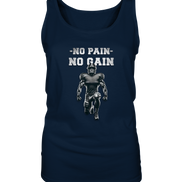 No Pain No Gain Metal  - Ladies Tank-Top