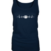 Football Heartbeat - Ladies Tank-Top