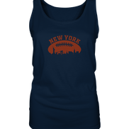 New York Football Silhoutte  - Ladies Tank-Top
