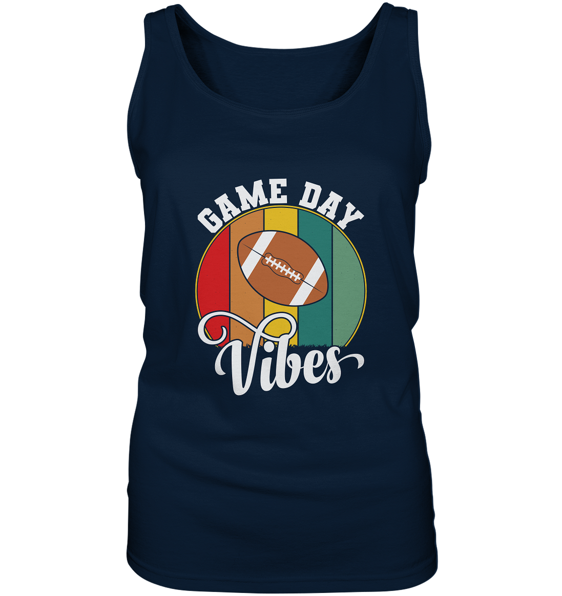 Game Day Vibes White - Women's Tank Top