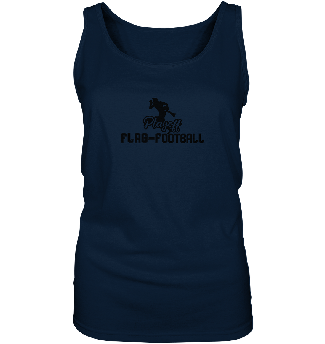 Playoff Flag Football  Men black - Ladies Tank-Top