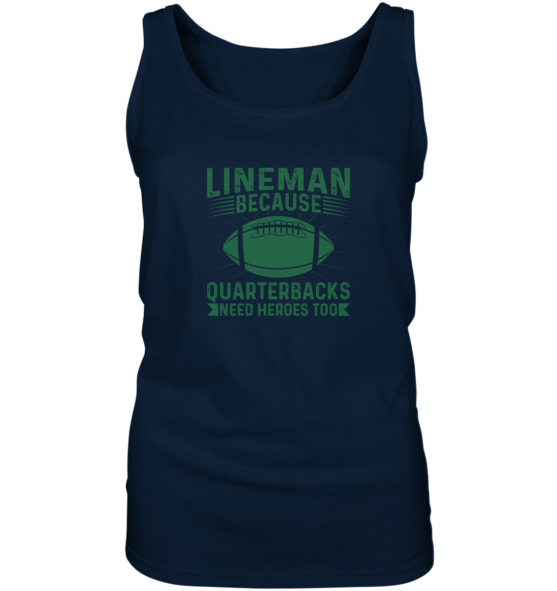 Lineman Heroes Green - Ladies Tank-Top
