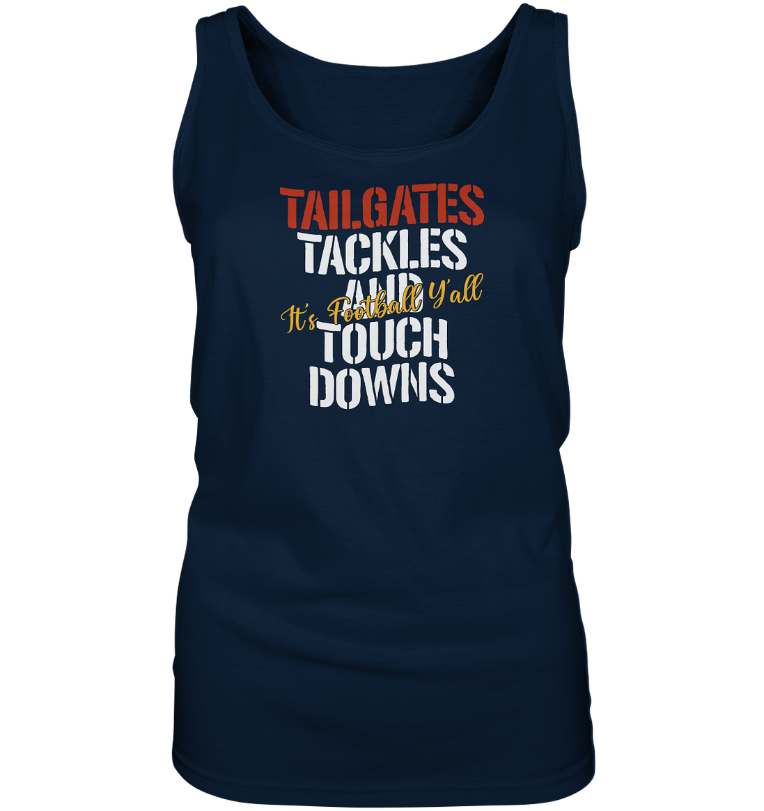 Tailgate Tackles - Ladies Tank-Top