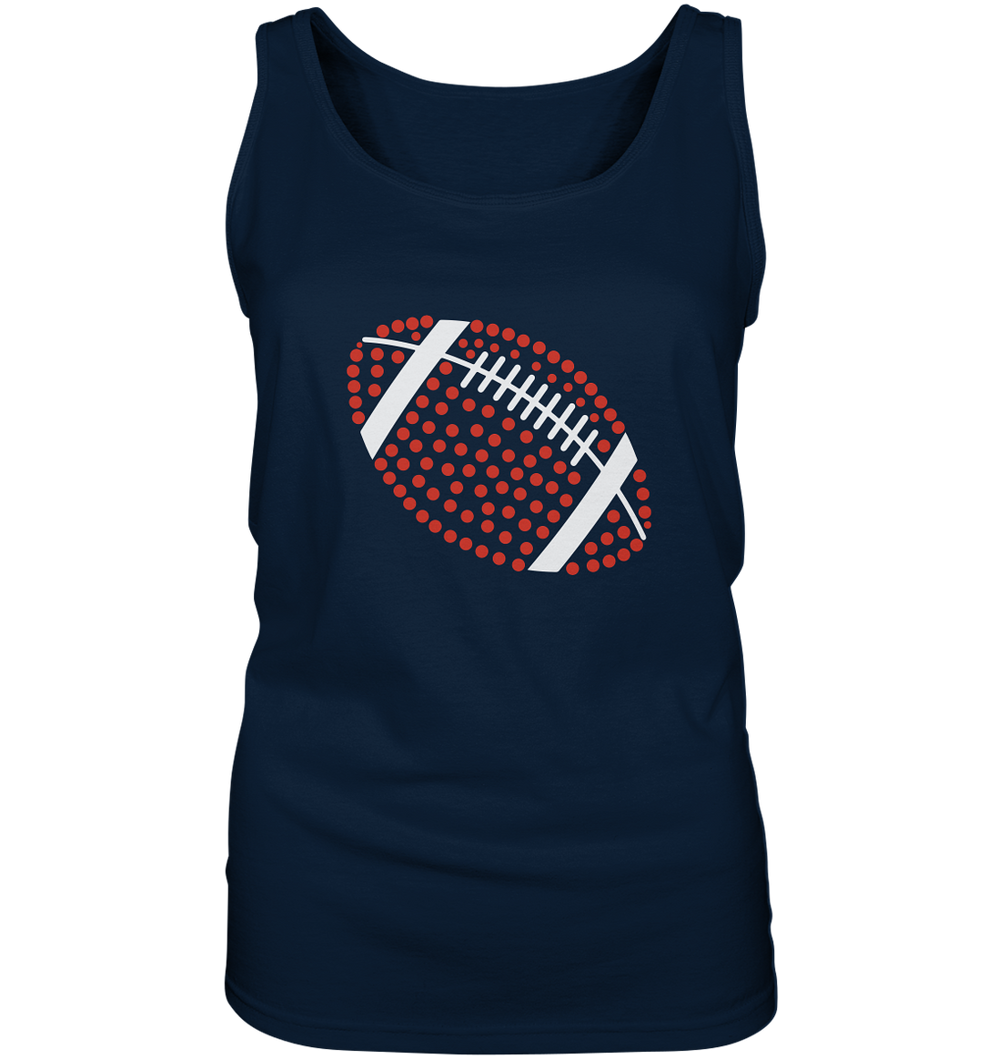 Football Dots - Ladies Tank-Top