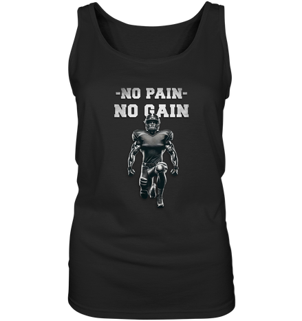 No Pain No Gain Metal  - Ladies Tank-Top