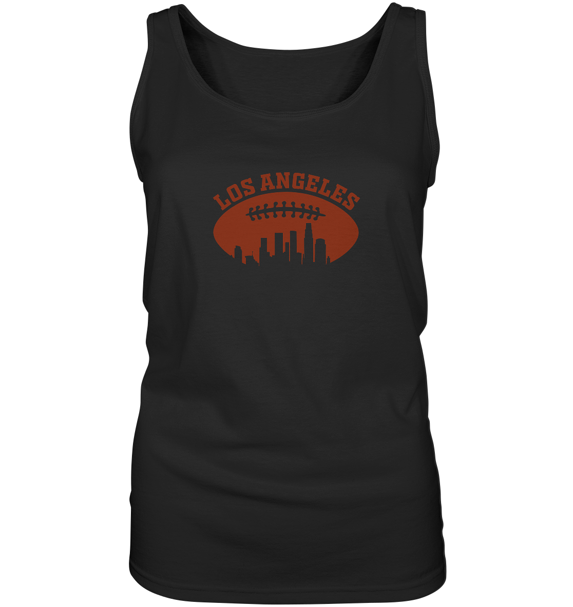 Los Angeles Football Silhouette - Ladies Tank-Top
