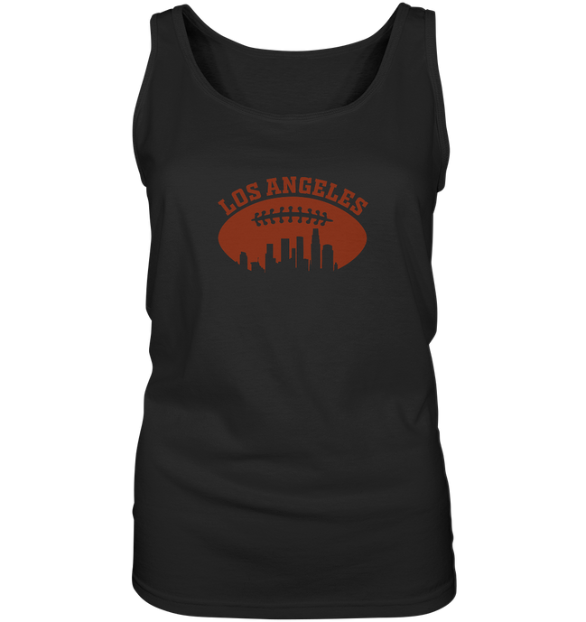 Los Angeles Football Silhouette - Ladies Tank-Top